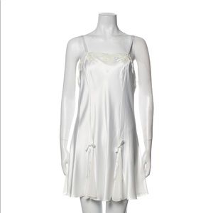 Óscar De La Renta White Slip Dress M